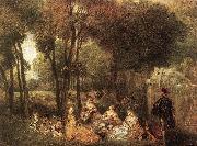 WATTEAU, Antoine Les Champs Elys es oil painting artist